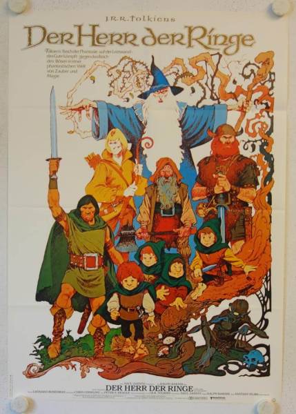 The Lord of the Rings original release german movie poster